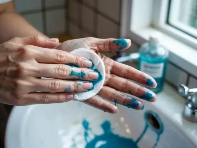 Skuteczne sposoby na to, czym zmyć farbę do włosów z czoła