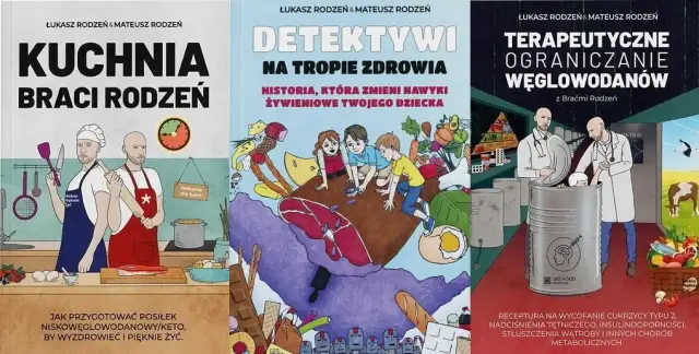 Wszystkie książki braci Rodzeń - poznaj ich najlepsze poradniki dietetyczne