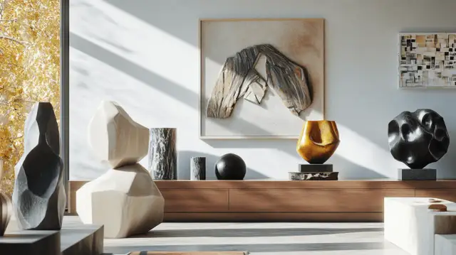Große Skulpturen fürs Wohnzimmer: So finden & inszenieren Sie Ihr Kunstwerk