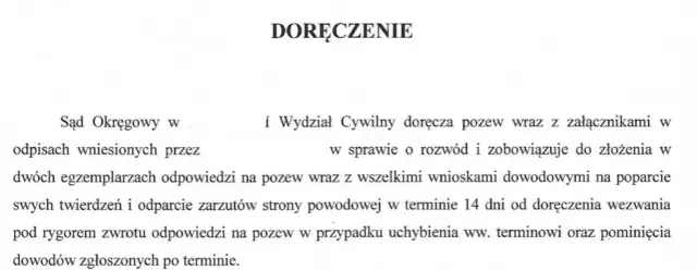 Czy odpowiedź na pozew doręcza się bezpośrednio pełnomocnikowi?