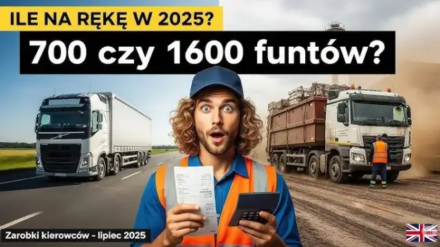 Ile zarabia kierowca ciężarówki w Anglii? Szokujące fakty o pensjach