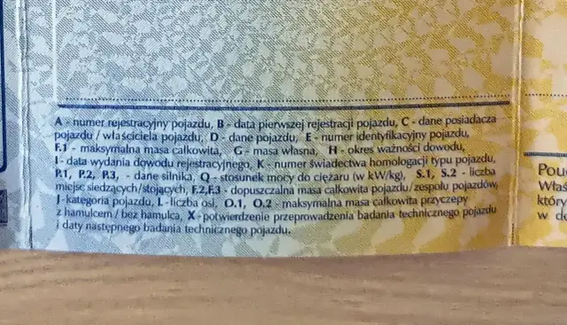 Gdzie jest numer silnika w dowodzie rejestracyjnym? Sprawdź alternatywy