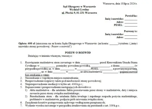 Gdzie pobrać wniosek o rozwód? Oto proste rozwiązania i porady