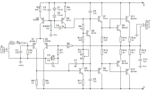 Wzmacniacz estradowy: schematy, budowa, porady DIY Leonard Witkowski