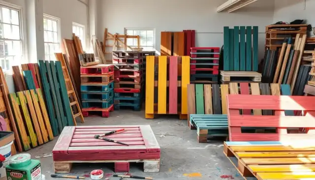 Czym malować palety: najlepsze farby i sekrety trwałego wykończenia