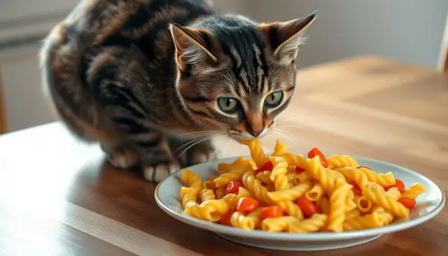 Czy koty mogą jeść makaron? Ważne informacje i zdrowe alternatywy