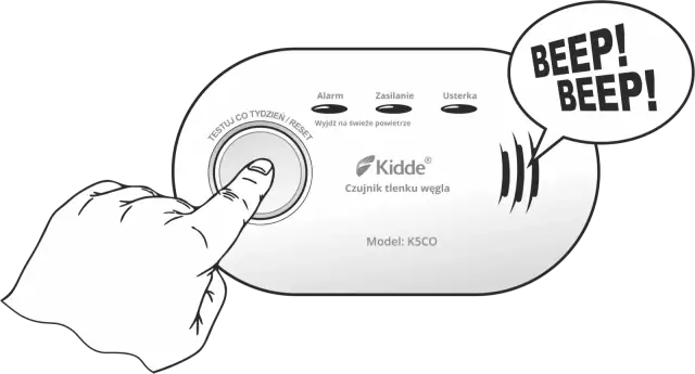 Czujnik czadu pokazuje lb co to znaczy? Sprawdź, co robić z alarmem