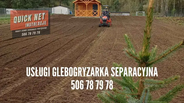 Usługi glebogryzarką separacyjną. Dowiedz się, ile kosztuje godzina pracy glebogryzarki, dzwoniąc pod numer 506 78 79 78.