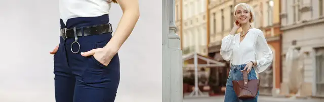 Szerokie spodnie z wysokim stanem: Jaka bluzka? Porady stylistki