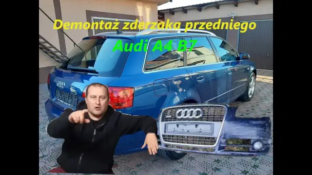 Jak zdjąć zderzak Audi A4 B7 bez uszkodzeń i frustracji