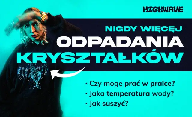 Jak wyprać bluzę z kryształkami? Ozdoby zostaną na miejscu!