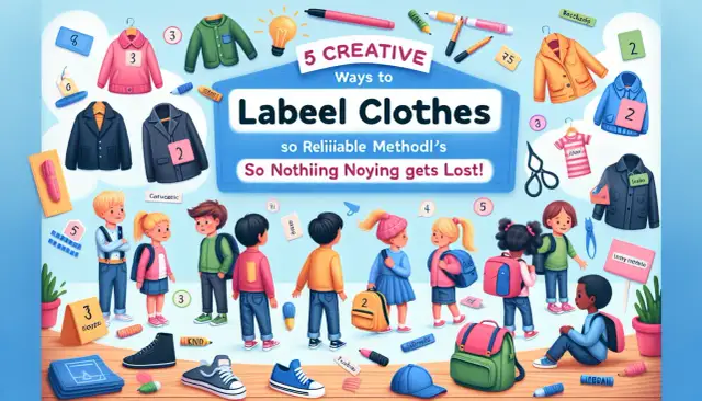 Przedszkolak i ubrania: Jak oznaczyć, by nic nie zginęło?