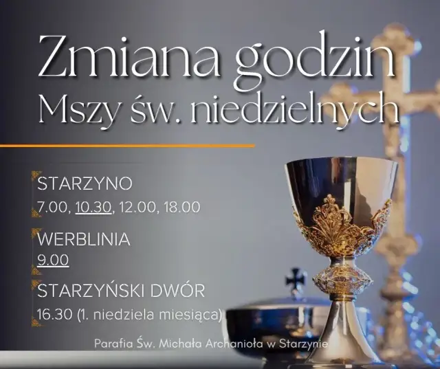 O której jest suma w kościele? Sprawdź godziny mszy w swojej parafii