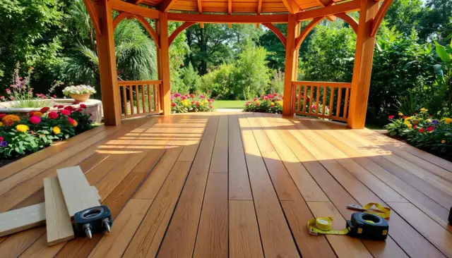 Jak zrobić drewnianą podłogę w altanie, aby uniknąć problemów z wilgocią