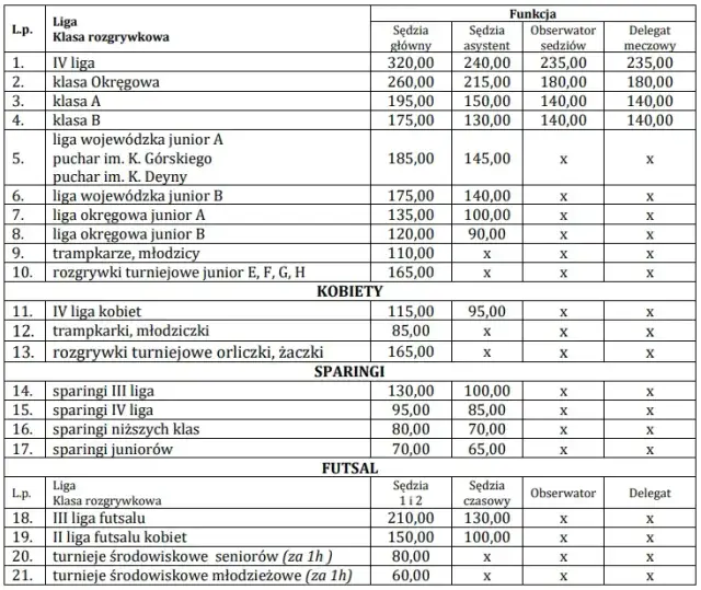 Sędzia piłkarski zarobki w Polsce: jakie stawki obowiązują w ligach?