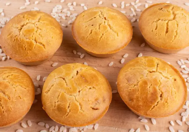 Mój przepis: wilgotne babeczki z mąki ryżowej, które się nie kruszą