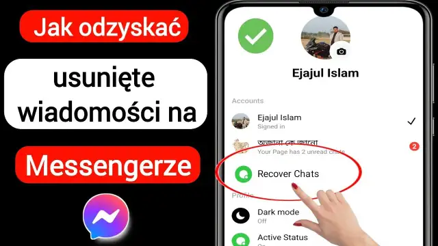 Jak odzyskać zdjęcia z messengera: jak przywrócić usunięte konwersacje?