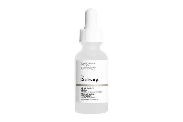 Serum z kwasem salicylowym 2% od The Ordinary, idealny do walki z niedoskonałościami i problemami skóry.