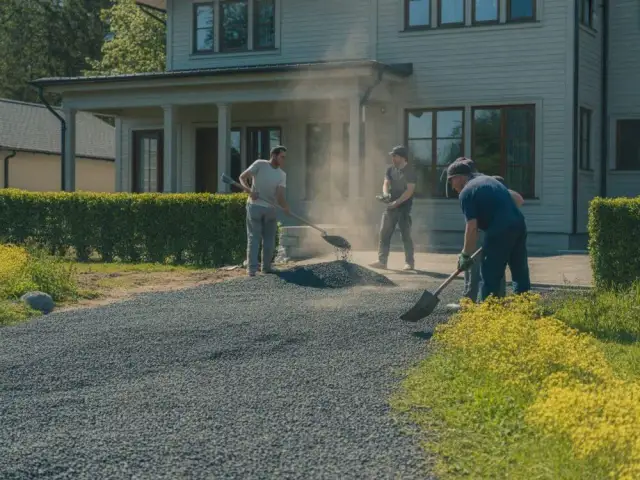 Jak zrobić podjazd ze żwiru? Trwały i estetyczny krok po kroku.
