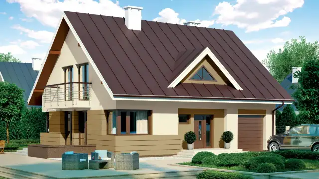 Czekoladowy dach jaka elewacja - idealne kolory dla harmonii domu