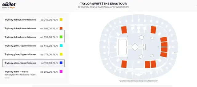 Ile kosztuje bilet na koncert Taylor Swift? Ceny, które zaskoczą