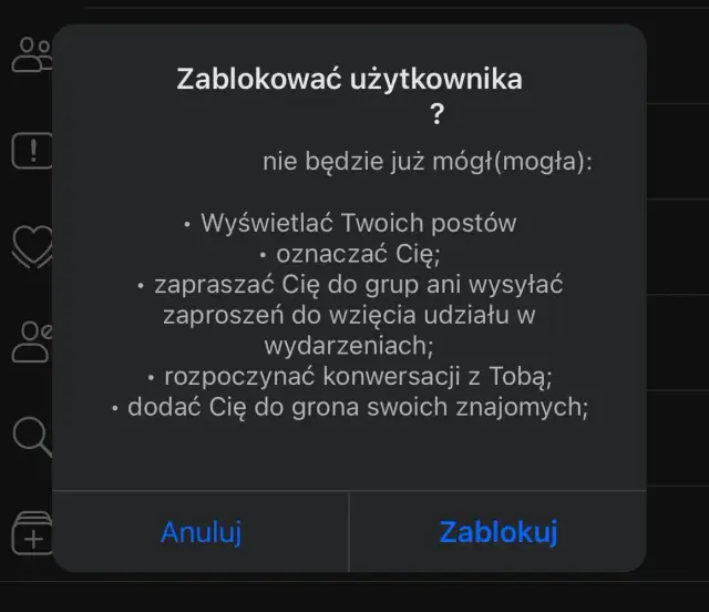 Jak zablokować kogoś na Messengerze - informacje dla użytkowników