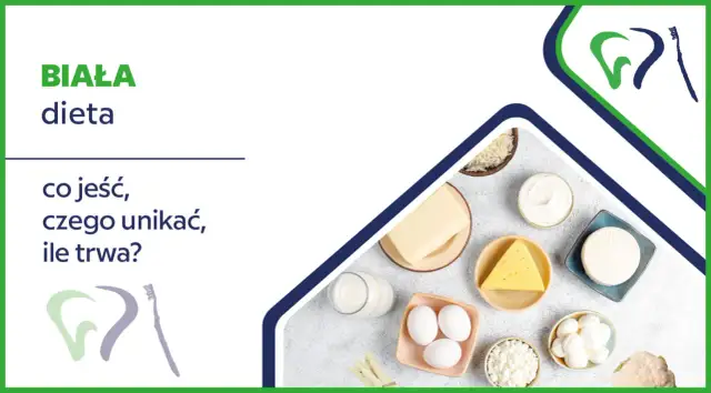 Biała dieta po piaskowaniu zębów: co jeść? Na zdjęciu produkty mleczne, jajka, ryż i masło.