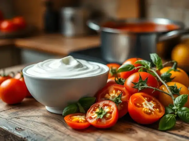 Jaka śmietana do zupy pomidorowej? Wybierz idealną i uniknij zwarzenia