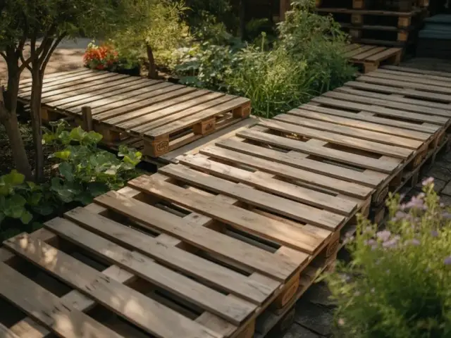 Podest z palet DIY: tani, prosty przewodnik krok po kroku