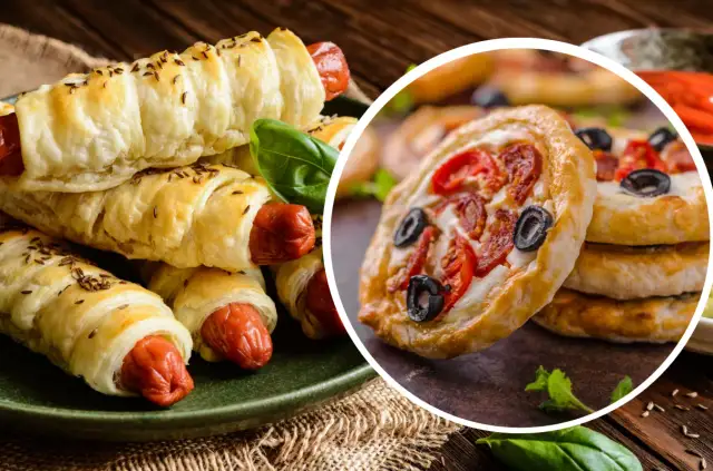 Szybkie przekąski z ciasta francuskiego: Słodko i słono w 30 min!