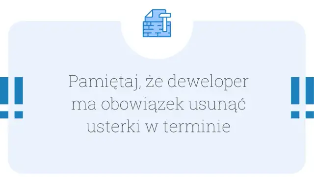 Ile czasu ma deweloper na usunięcie usterki? Poznaj swoje prawa
