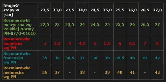 26 cm stopy: Rozmiar 40 czy 41? Tabela i porady ekspertki
