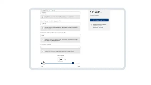 Kalkulator kredytowy PKO Banku Polskiego SA - sprawdź warunki online!