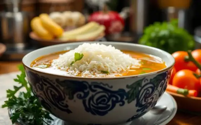 Ile ryżu na 2 litry zupy, aby uniknąć zbyt gęstej konsystencji?