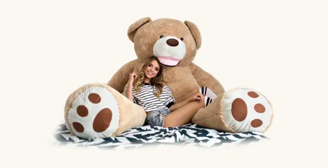 Gdzie można kupić ogromnego pluszowego misia w najlepszych cenach
