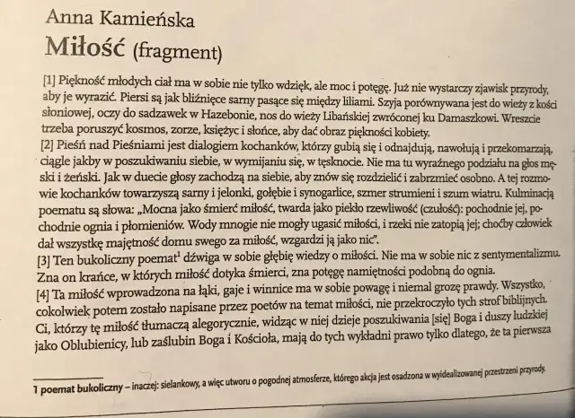 Pieśń nad Pieśniami: głęboki sens alegoryczny i dosłowny w Biblii