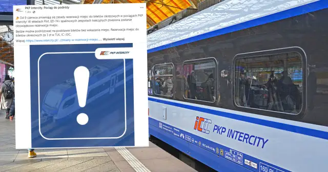 Od 9 czerwca w pociągach TLK, IC i EIC zniesiono obowiązkową rezerwację miejsc. Można podróżować na bilecie okresowym bez dopłaty.