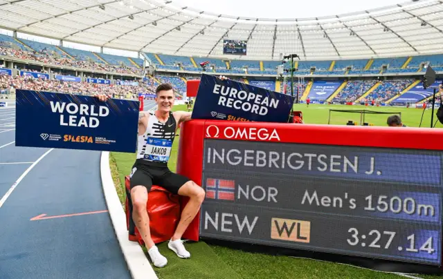 Jakob Ingebrigtsen z rekordem Europy i świata na 1500m na mityngu Silesia Kamila Skolimowska. To ważny punkt w kalendarzu diamentowej ligi.