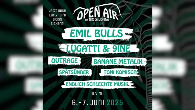 Open Air am Berg 2025: Dein Guide zum Kult-Festival in Eichstätt