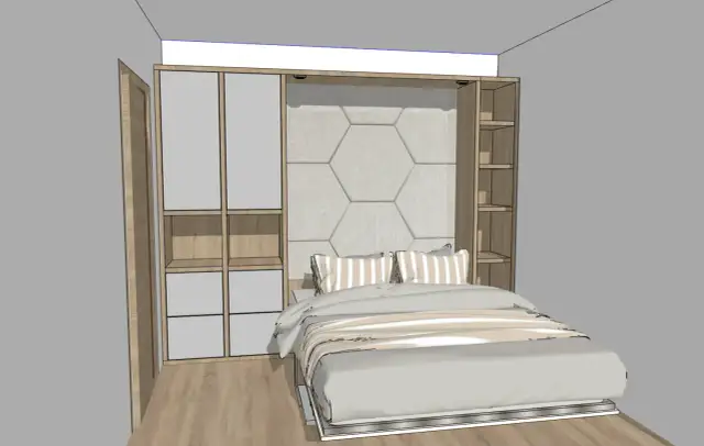 Meblościanka z łóżkiem: Jak wybrać praktyczne i stylowe rozwiązanie do sypialni?