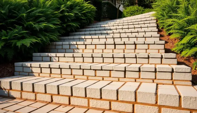 Profesjonalne schody z kostki brukowej krok po kroku bez błędów i trudności