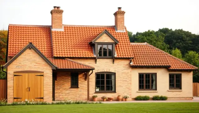 Jakie kolory elewacji do ceglastego dachu unikną błędów w aranżacji?