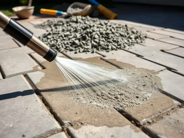 Jak skutecznie usunąć cement z kostki brukowej – sprawdzone metody i środki