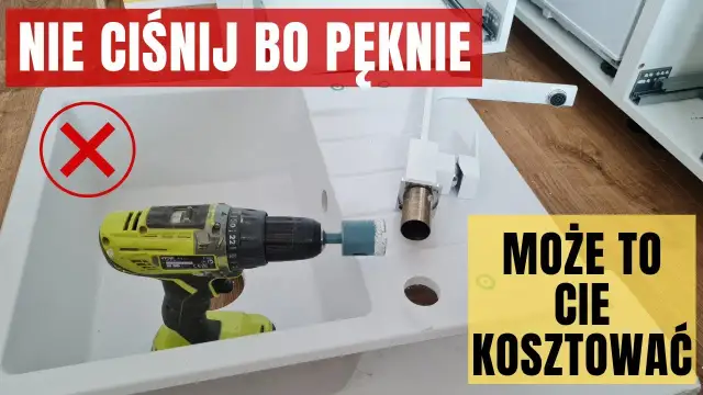 Jak wyciąć otwór w blacie pod zlew granitowy bez błędów i uszkodzeń