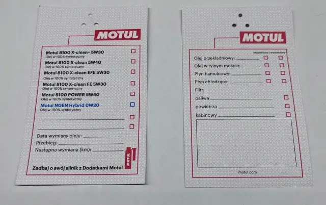 Zawieszka wymiany oleju MOTUL – niezawodny wybór do warsztatu