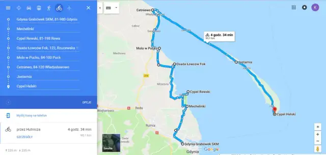 Trasa rowerowa Władysławowo Hel – piękne widoki i wyzwania na trasie
