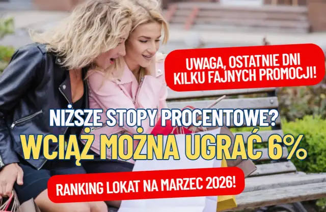 Dwie kobiety patrzą na telefon, dyskutując o tym, w którym banku jest najwyższe oprocentowanie. Wciąż można ugrać 6%!