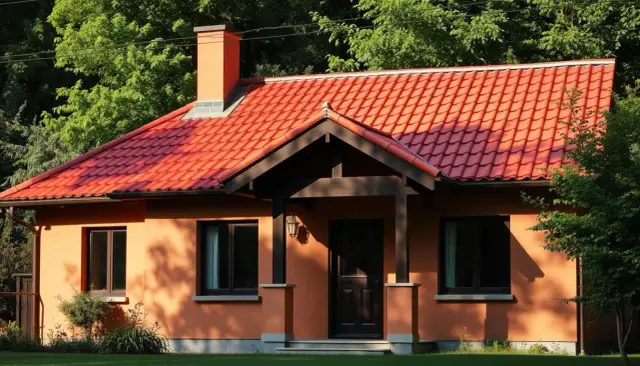 Czerwony dach jaka elewacja - idealne kolory, które zachwycą