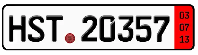 Czerwone tablice rejestracyjne - Blachy tymczasowe, Tablice próbne, Wydział komunikacji