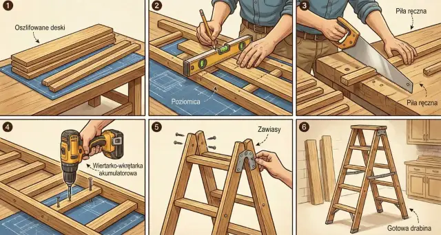 Kwietnik drewniany drabinka: Zrób to sam! Poradnik krok po kroku